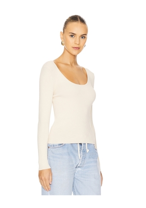 Solid & Striped The Lily Top in Cream. Size L. Also in M.