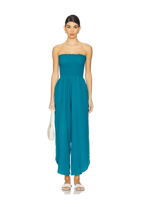 PEIXOTO Harriet Jumpsuit in Teal. Size S. Also in M, XL.