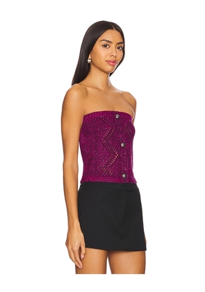 Steve Madden Nadira Sweater Top in Purple. Size L. Also in XL.