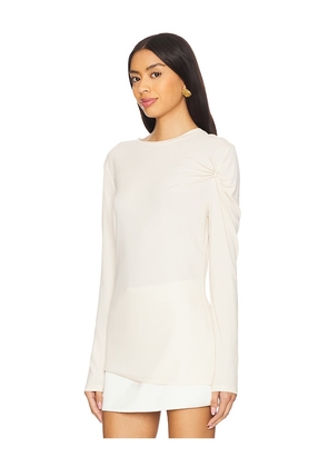 Rue Sophie Jaquot Top in Cream. Size L. Also in M, S, XL, XS.