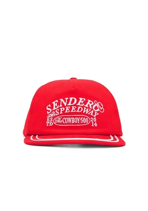 Sendero Provisions Co. Sendero Speedway Hat in Red.