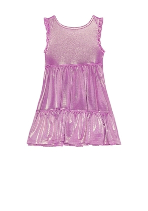 Pink Chicken Girls Lame Kelsey Dress in Purple. Size 2. Also in 3.