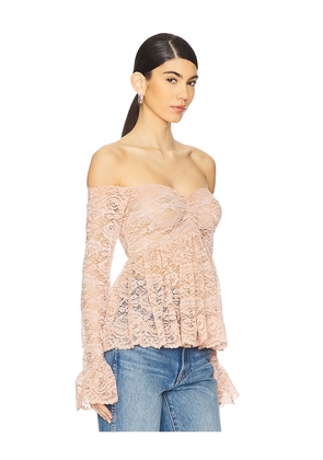 Ronny Kobo Ria Blouse in Rose. Size L. Also in S, XS.