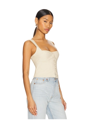 Tularosa Jess Top in Beige. Size L. Also in M, S, XL, XS, XXS.