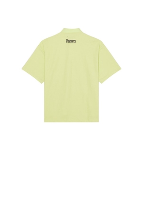 Pleasures Revival Boxy Polo in Mint. Size L. Also in M.