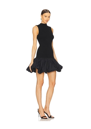 ROTATE Knit Racer Cut Dress in Black. Size 32. Also in 36.