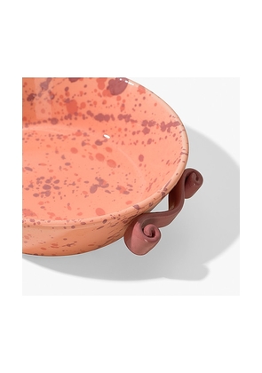 Vaisselle A Table Serving Salad Bowl in Coral.