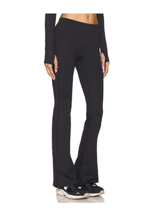 WellBeing + BeingWell LoungeWell Monte Foldover Pant in Charcoal. Size L. Also in M, XL.