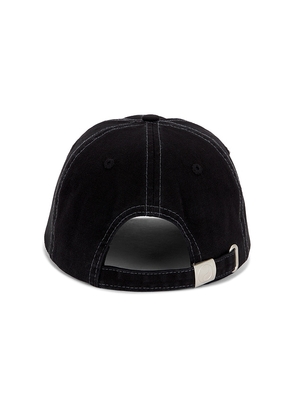 Worship Supplies Messenger 6 Panel Hat in Black.