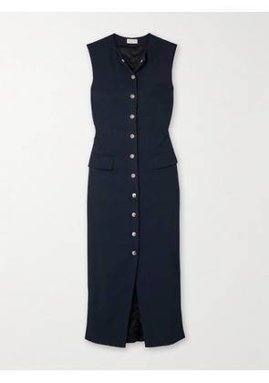 Dries Van Noten - Twill Midi Dress - Blue - FR 34,FR 36,FR 38,FR 40,FR 42,FR 44