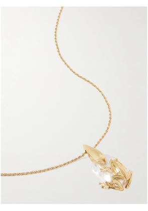 Bottega Veneta - Gold-plated Pearl Necklace - One size