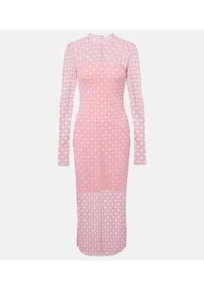 Givenchy Monogram 72 tulle midi dress