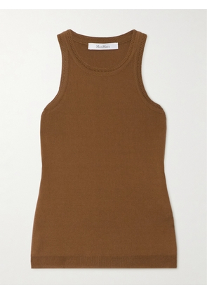 Max Mara - Arnes Cotton Tank - Brown - x small,small,medium,large