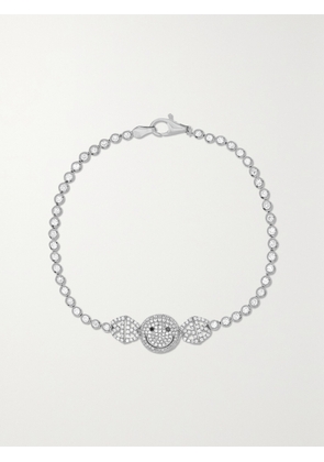 Lorraine Schwartz - 2b Happy Medium 18-karat White Gold Diamond Bracelet - One size
