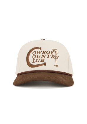 Sendero Provisions Co. Cowboy Country Club Hat in Ivory.