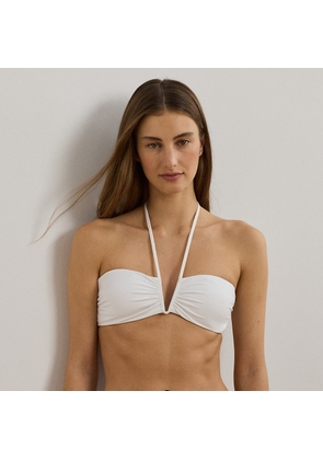 Shirred Bandeau Bikini Top