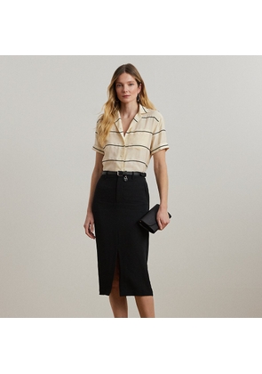 Stretch Cady Pencil Skirt