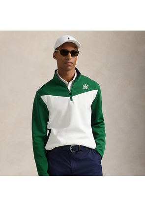 Colour-Blocked Double-Knit Pullover