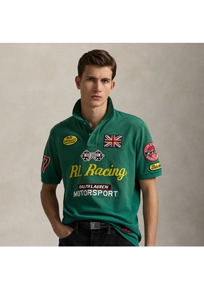 Classic Fit Racing Mesh Polo Shirt
