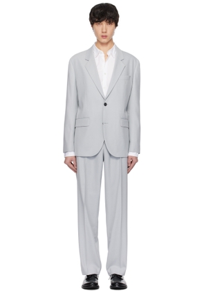 Hugo Gray Single-Breasted Suit