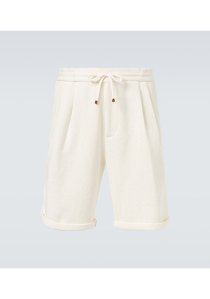 Brunello Cucinelli Linen gabardine bermuda shorts