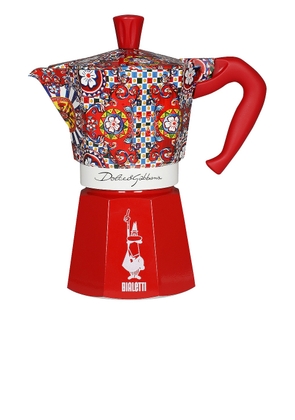 Dolce & Gabbana Casa Dolce & Gabbana x Bialetti Casa 6 Cup Moka Machine in Medium Red - Red. Size all.