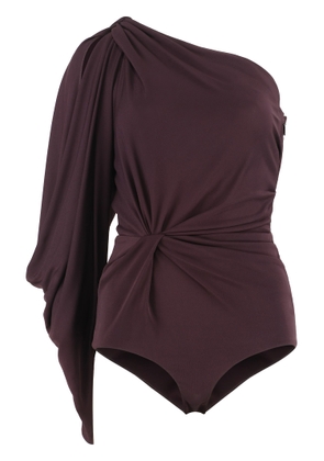 Saint Laurent Viscose One-shoulder Bodysuit