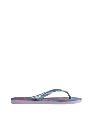 Havaianas Slim Iridescent Flip-Flops in Lilac