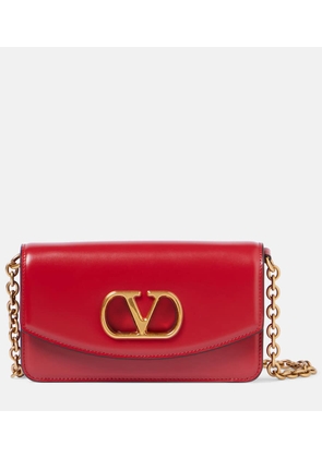 Valentino Garavani Vain VLogo Small leather clutch