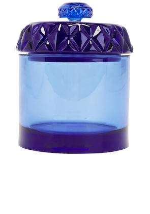 Houseplant Glass Stash Jar in Blue - Blue. Size all.