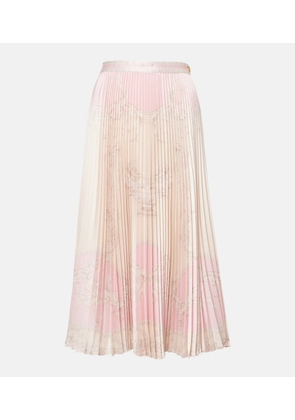 Versace La Coupe des Dieux plisse midi skirt