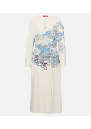 Altuzarra Poppy printed silk midi dress