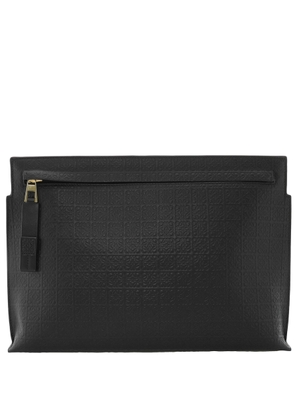 Loewe Calfskin Repeat T Pouch - Black