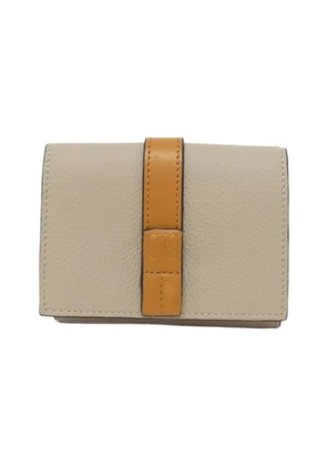 Loewe Trifold Calfskin Wallet - Light Oat/Honey