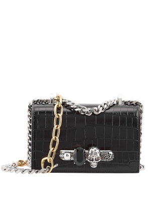 Alexander Mcqueen Mini Jeweled Chain Linked Shoulder Bag