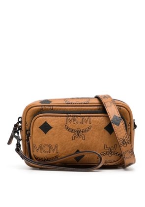 Mcm Mini Aren Maxi Visetos Crossbody Bag