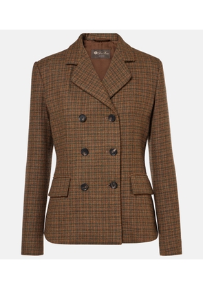 Loro Piana Lucile wool, cashmere and mohair blazer