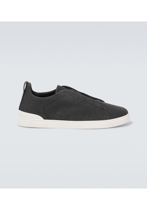 Zegna Triple Stitch slip-on sneakers