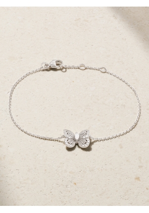 De Beers - Portraits Of Nature Butterfly 18-karat White Gold Diamond Bracelet - One size