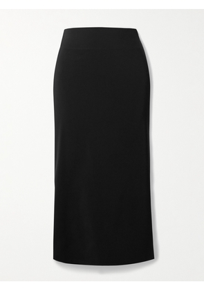 Jacquemus - Sablier Draped Crepe-jersey Midi Skirt - Black - FR 34,FR 36,FR 38,FR 40,FR 42