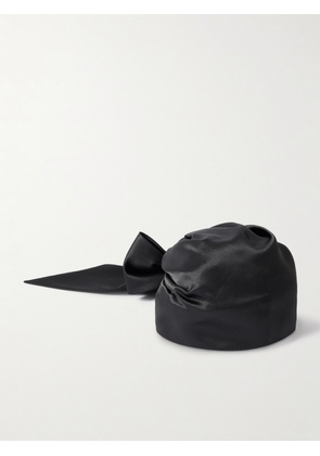 Eugenia Kim - Gigi Satin Head Scarf - Black - One size
