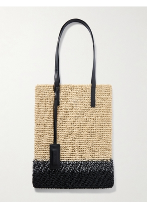 Eugenia Kim - Chelsea Leather-trimmed Crochet Tote - Neutrals - One size