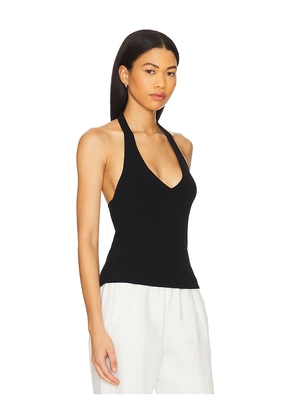 EAVES Alder Knit Halter in Black. Size L. Also in XL.