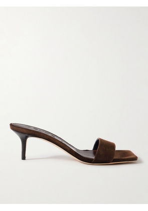 Aeyde - Ilvy Suede Mules - Brown - IT35,IT35.5,IT36,IT36.5,IT37,IT37.5,IT38,IT38.5,IT39,IT39.5,IT40,IT40.5,IT41,IT41.5,IT42