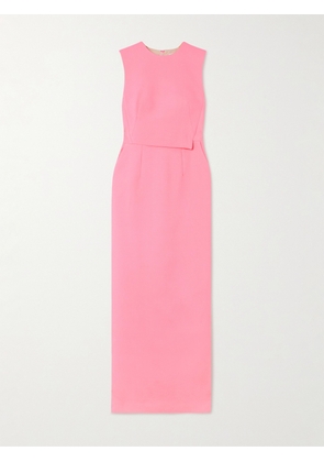 Emilia Wickstead - Juulia Asymmetric Crepe Gown - Pink - UK 4,UK 6,UK 8,UK 10,UK 12,UK 14,UK 16,UK 18