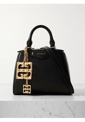 Givenchy - Antigona Cube Embellished Textured-leather Shoulder Bag - Black - One size