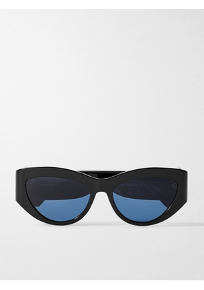 DIOR Eyewear - Diortribales B1i Oversized D-frame Embellished Acetate Sunglasses - Black - One size