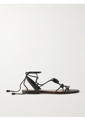 Zimmermann - Gleam Leather Sandals - Black - FR36,FR37,FR38,FR39,FR40,FR41