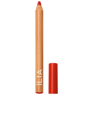 ILIA Lip Sketch Hydrating Crayon in Orange.