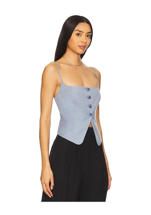 Good American Twill Suiting Camisole in Blue. Size L. Also in M, S, XS, XXL/2X, XXXL/3X, XXXXL/4X.
